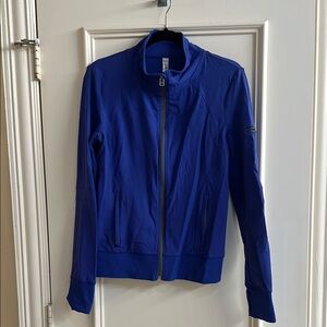 Alo Yoga Blue Zip-Up Jacket